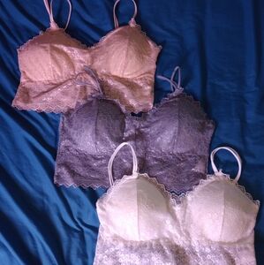 Set of 3 bras never worn